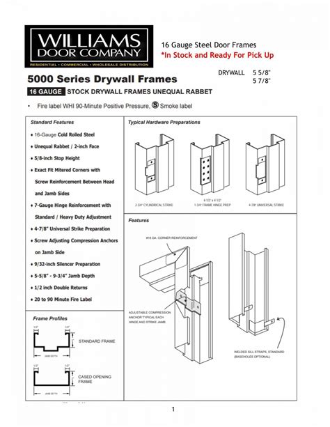 Solved: Hollow Metal Doors and Frames 